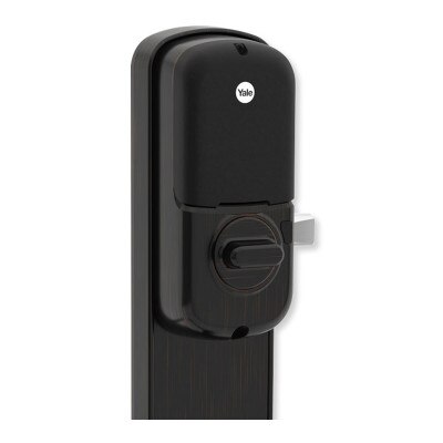 Yale Z-Wave Plus Assure Interconnected Lockset with Touchscreen Deadbolt, Norwood Lever, 4", Left-Handed, Oil-Rubbed Bronze